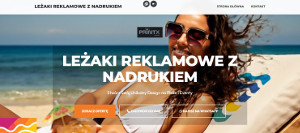 leżaki reklamowe z nadrukiem